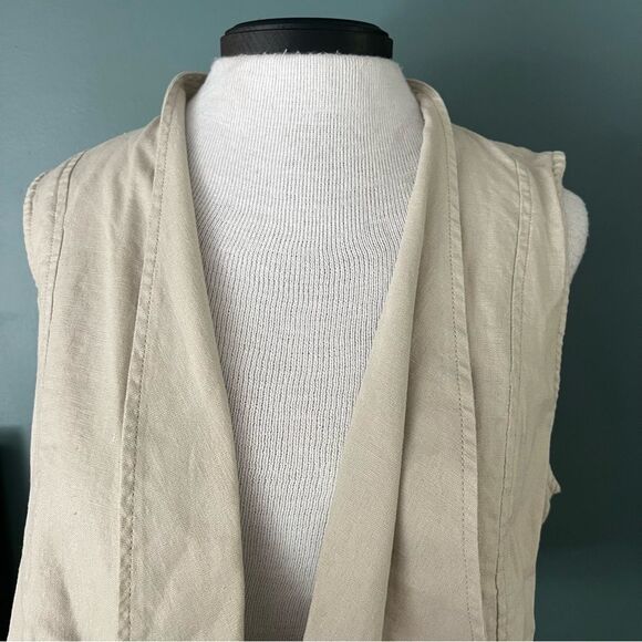 Maurices Linen Blend Vert, Cream/Tab with ivory lace women’s Sz M NEW 🏷 - Picture 3 of 13